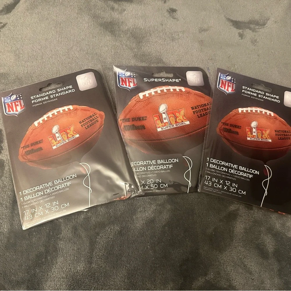 Super Bowl Balloons Football Party Decorations 1 Super Shape 2 Standard